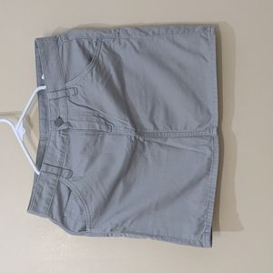 Uniqlo mini skirt grey used once in like new condition